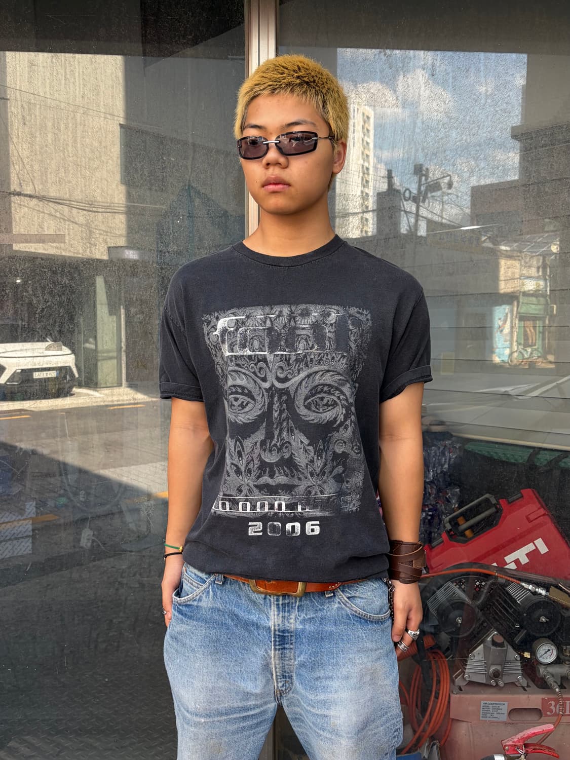 00‘s Tool band 10,000 Days triple face T 상품이미지2