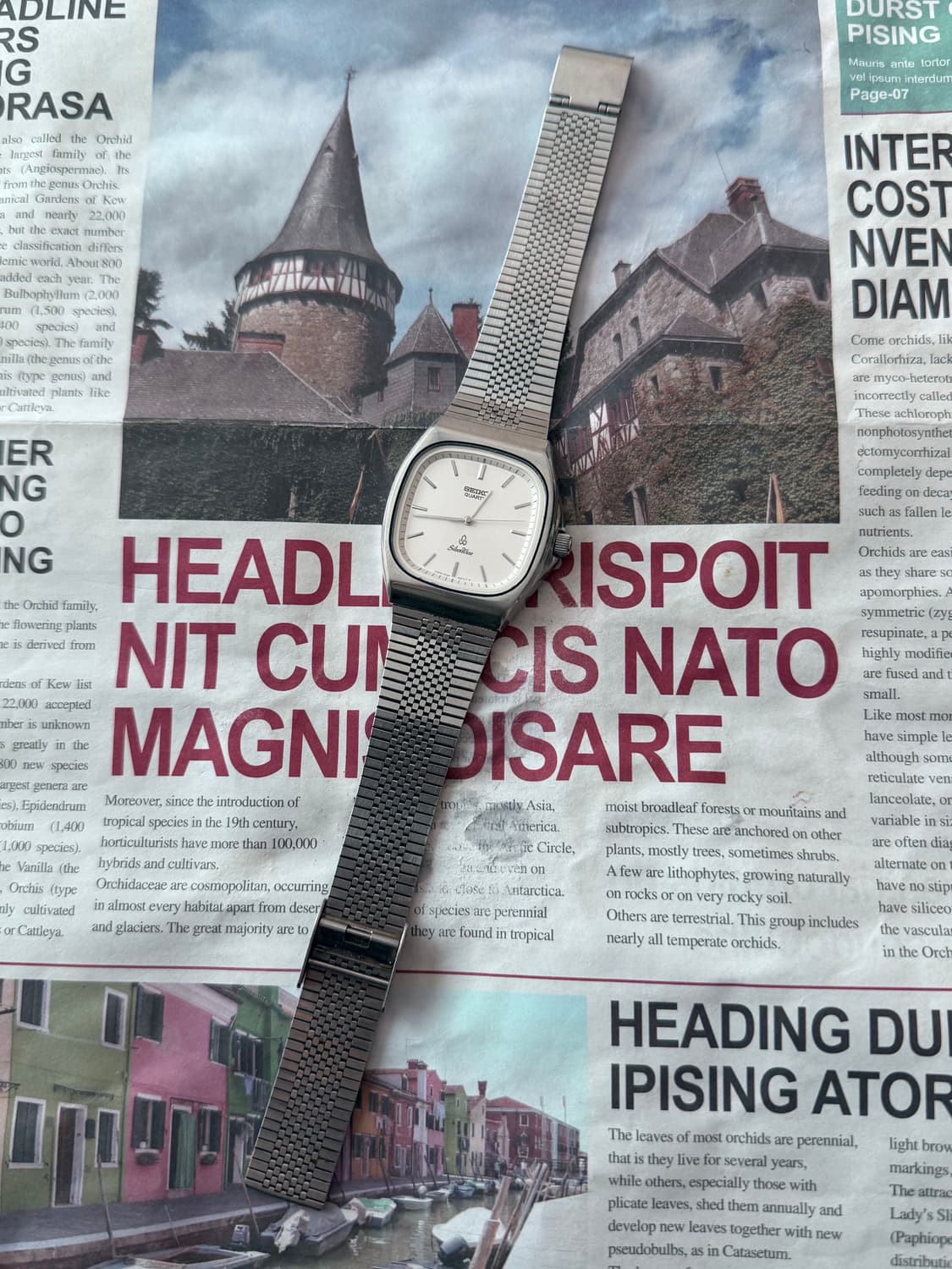 세이코 Seiko Silverwave 스퀘어 쿼츠 상품이미지2