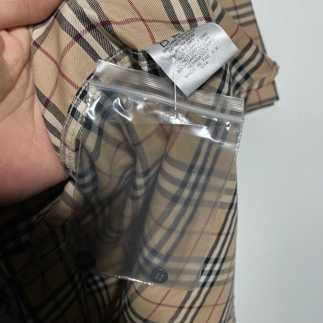 버버리 노바체크 반팔 셔츠 상품이미지5