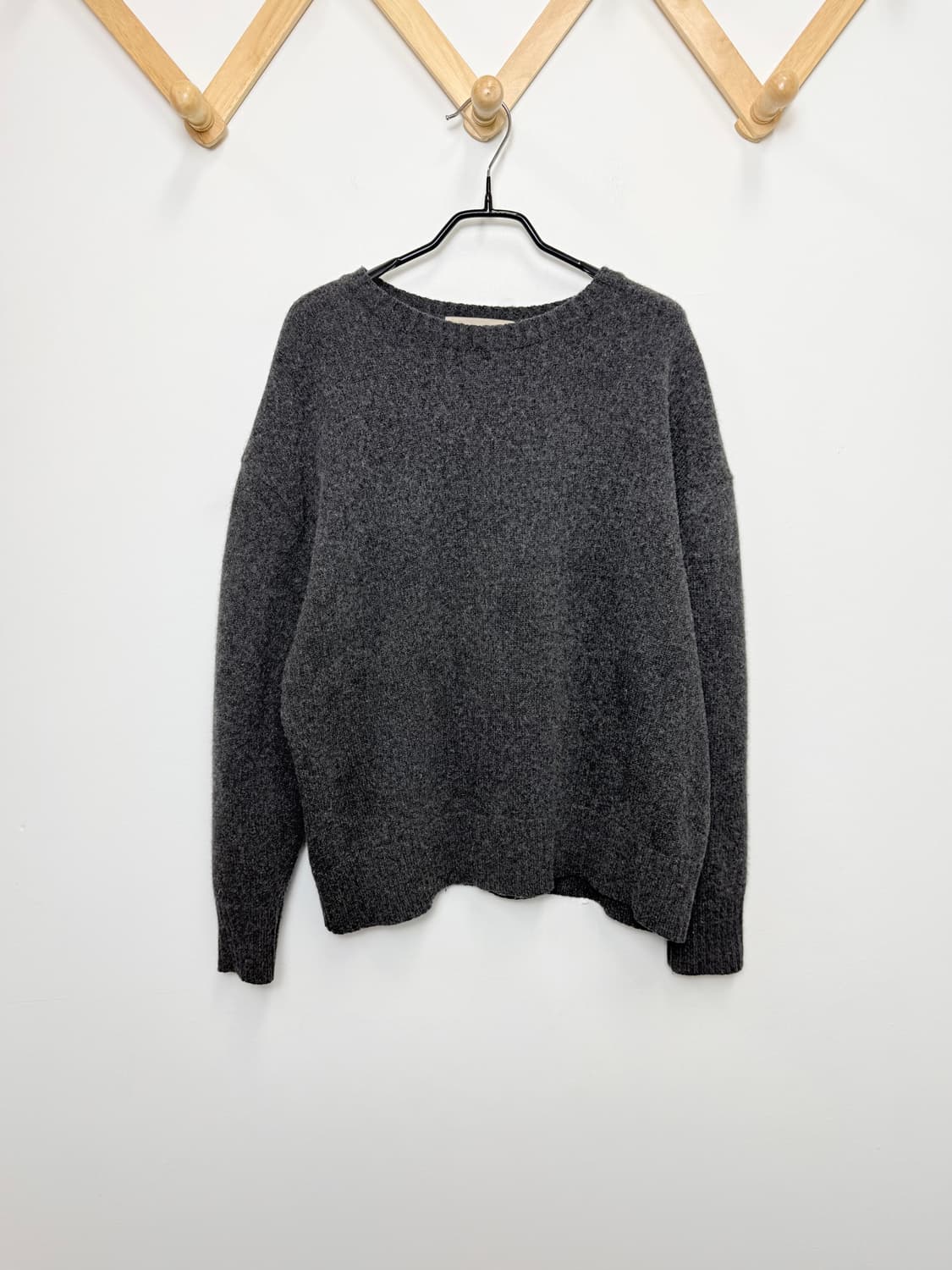 마뗑킴 라운드 패치 울니트 상품이미지1