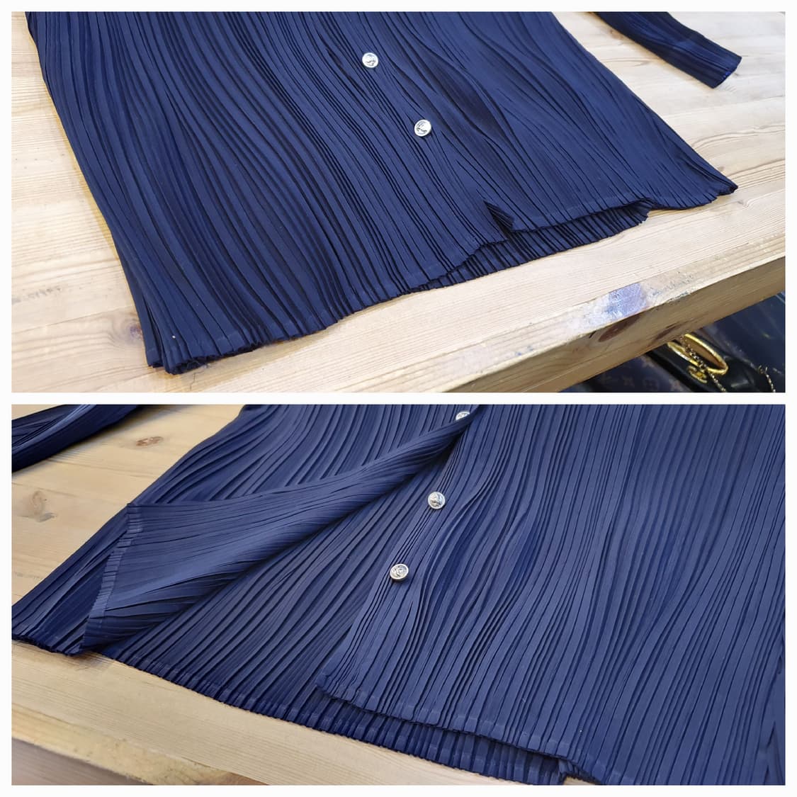 66/77.크로커다일 플리츠 블라우스 상품이미지6