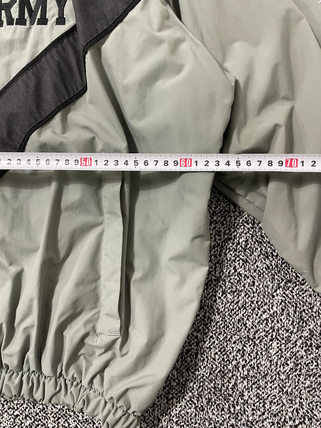 빈티지9. U.S. Army IPFU 미육군 바람막이 그린 윈드브레이커 상품이미지4