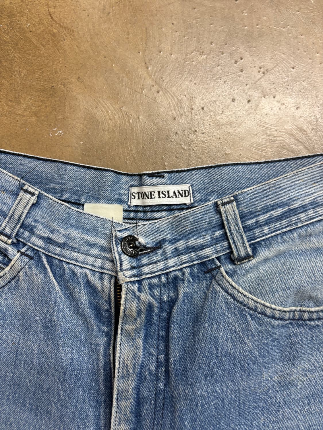 90s 스톤아일랜드 그린엣지 데님 상품이미지7