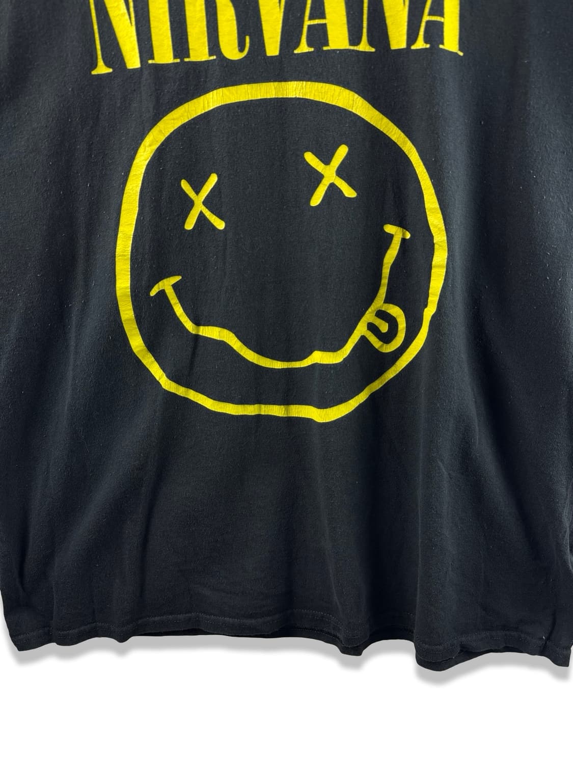 너바나 스마일 그래픽 밴드티셔츠2112 상품이미지4
