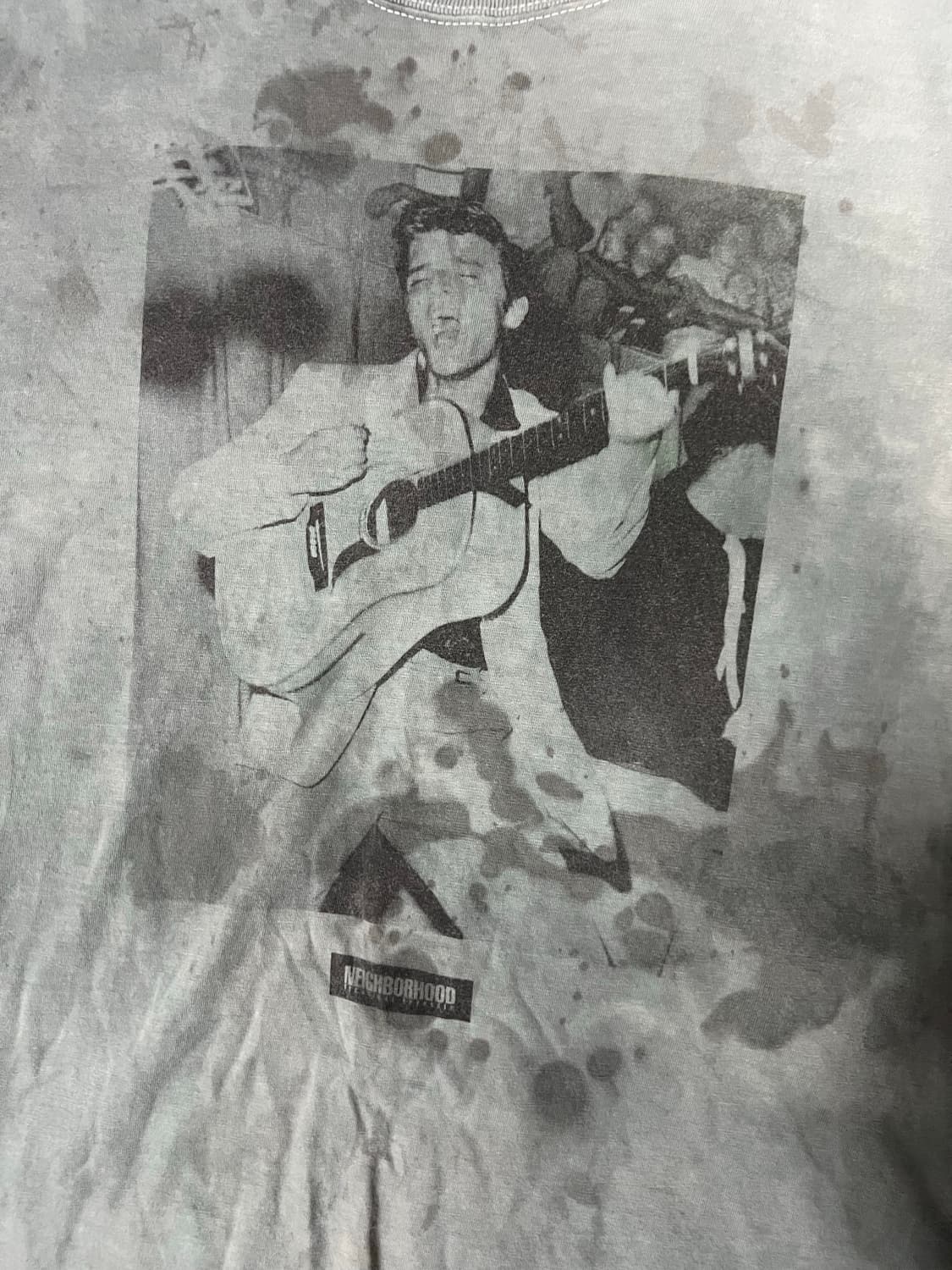 네이버후드 엘비스프레슬리  워싱커스텀반팔 상품이미지3