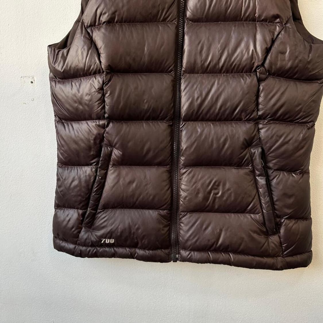 10509 - 노스페이스 700 초코브라운 패딩 조끼 상품이미지3