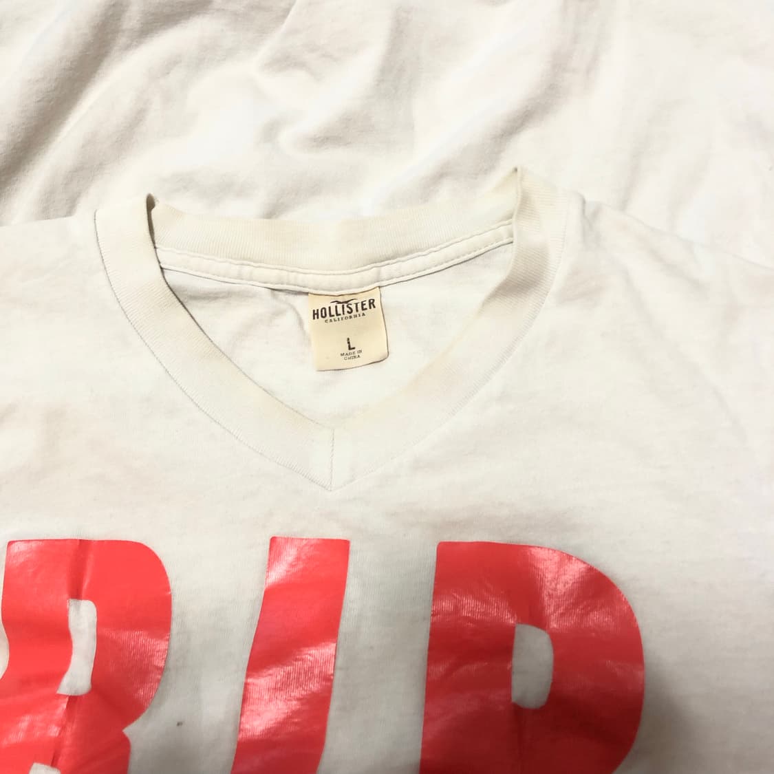 홀리스터 빅로고 티셔츠 L 상품이미지2