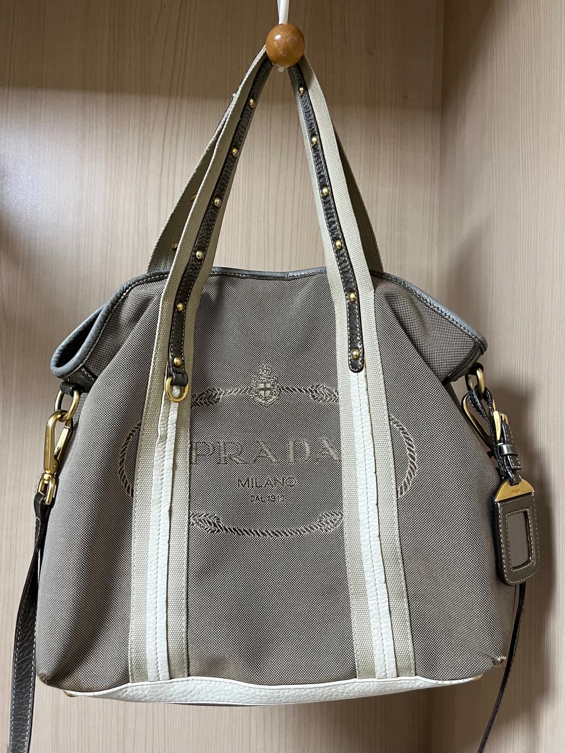 프라다 빈티지 토트백 숄더백 상품이미지4