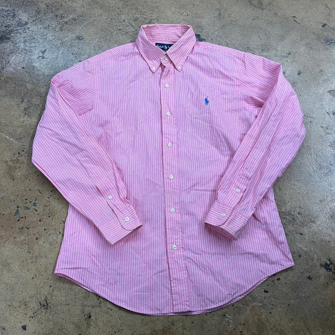 [정품/16] 폴로 랄프로렌 핑크 스트라이프 셔츠 b8 상품이미지2