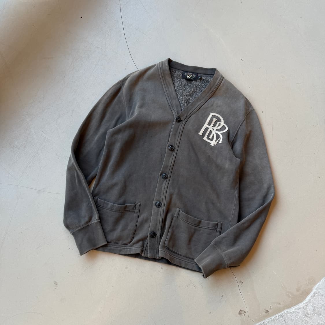 RRL 가먼트다잉 스웻 가디건 상품이미지2