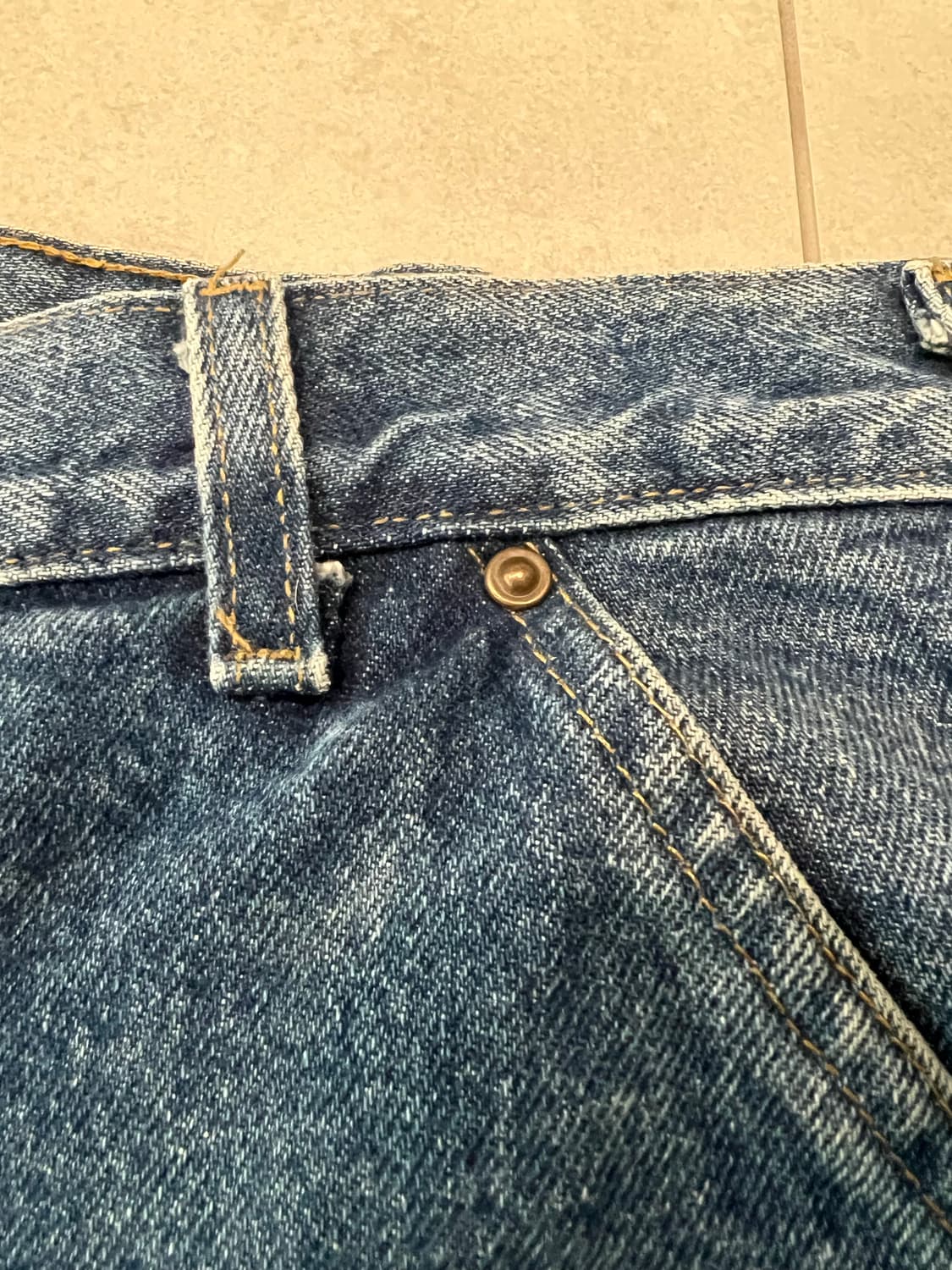 빈티지 칼하트 더블니 b73 33x32 상품이미지6