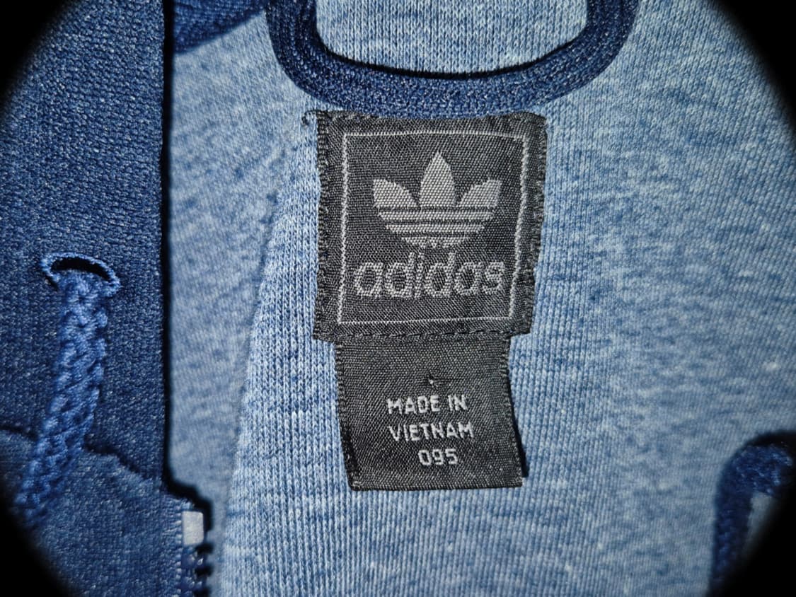 Adidas y2k Flock blue track hoodie 상품이미지2