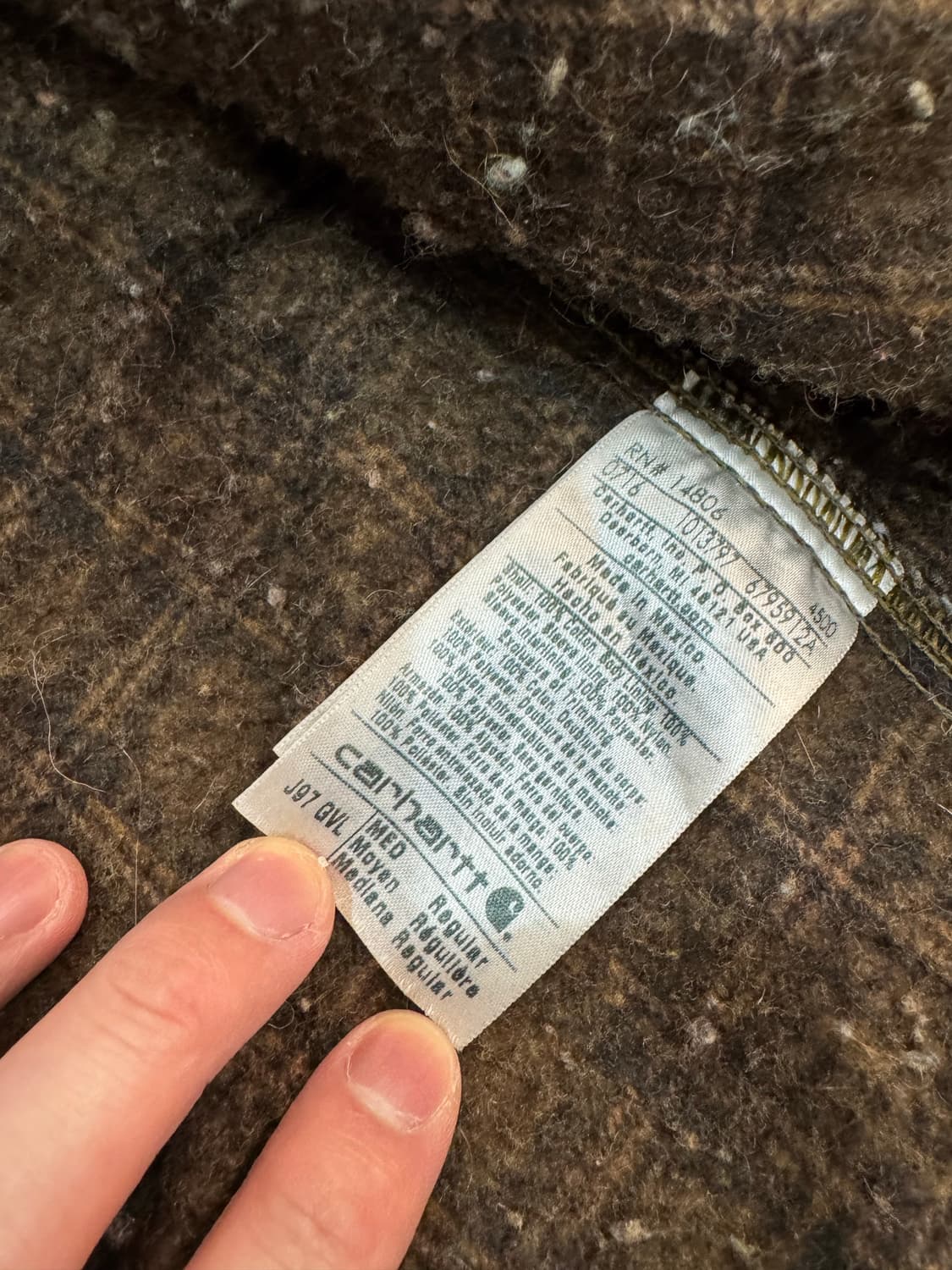 칼하트 디트로이트자켓 j97 gvl 빈티지 자켓  상품이미지5