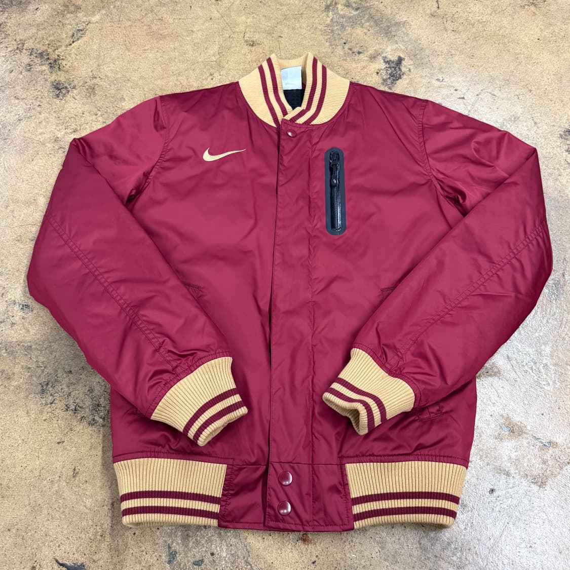 [정품/XS] 나이키 버건디 웜업 자켓 b19 상품이미지2