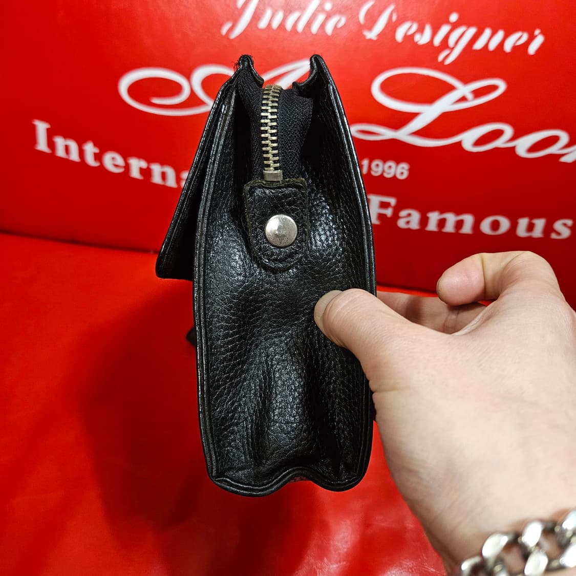  지아니 베르사체 메두사 엠블럼 핸들 클러치백 상품이미지4