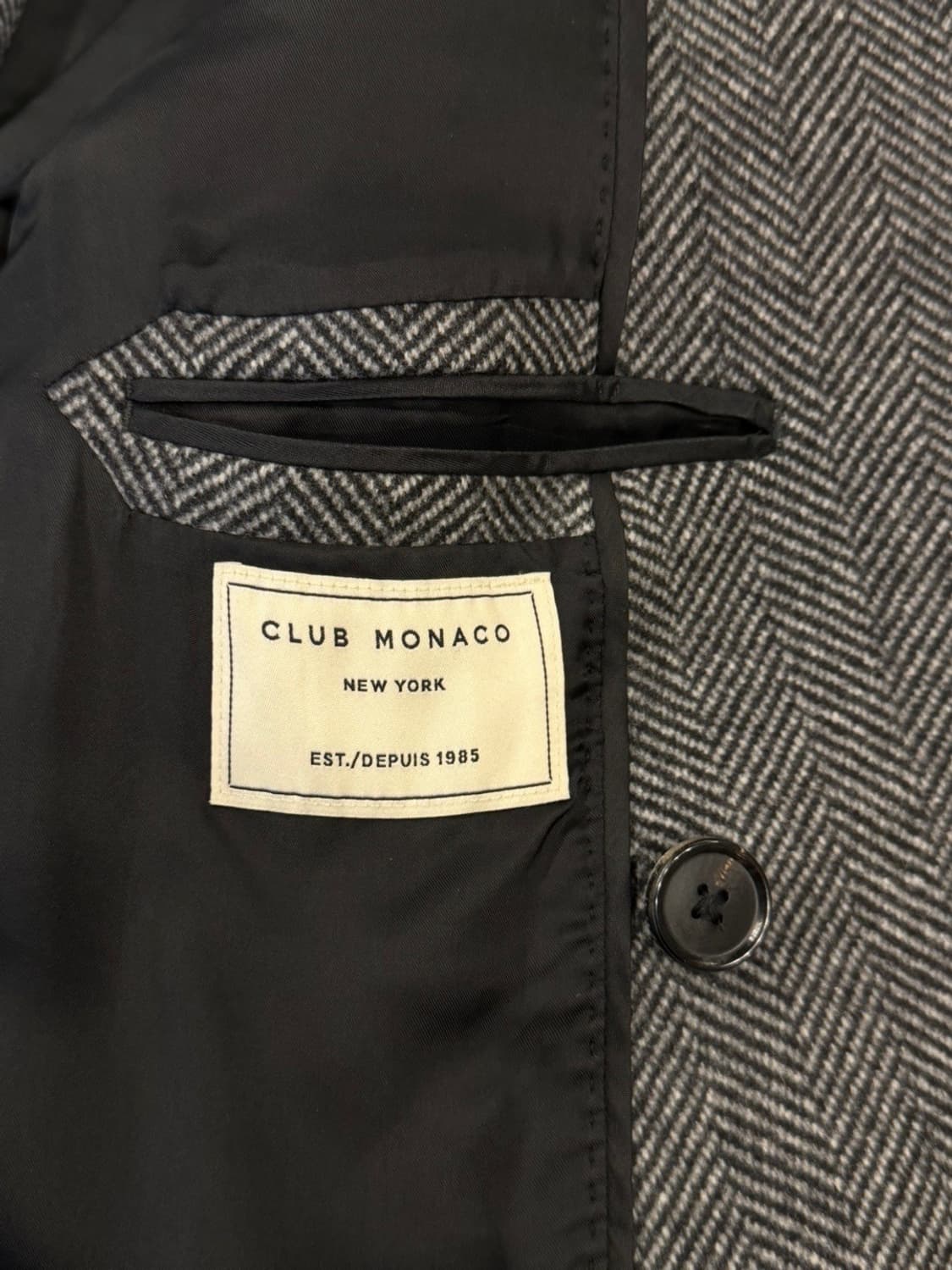 클럽모나코 더블 브레스티드 코트 100 상품이미지7