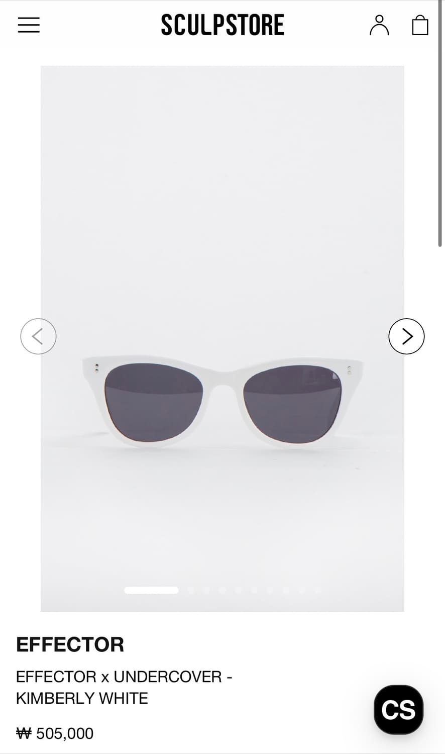 언더커버x이펙터 콜라보 선글라스 상품이미지1
