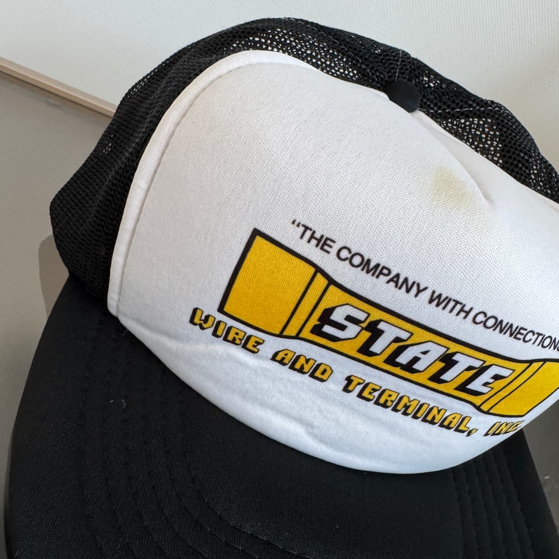 USA 블랙 state vintage cap 메쉬캡 빈티지모자 볼캡 상품이미지3