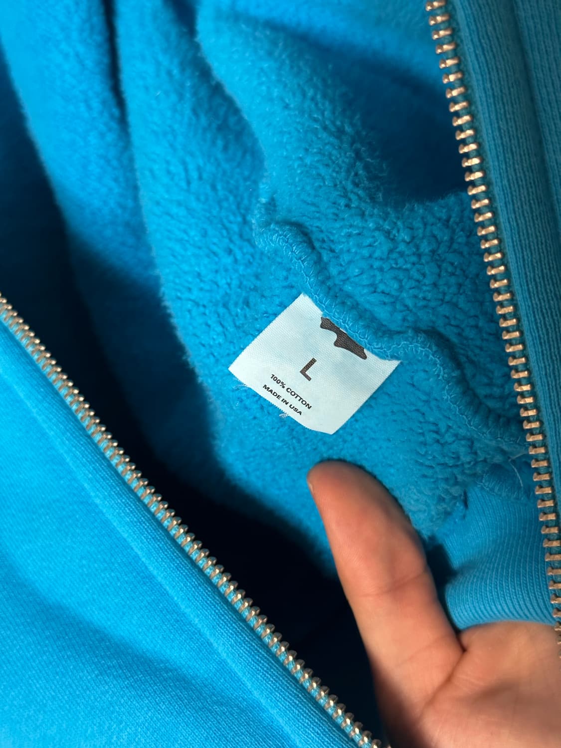 Skylrk 후드집업 블루 상품이미지3