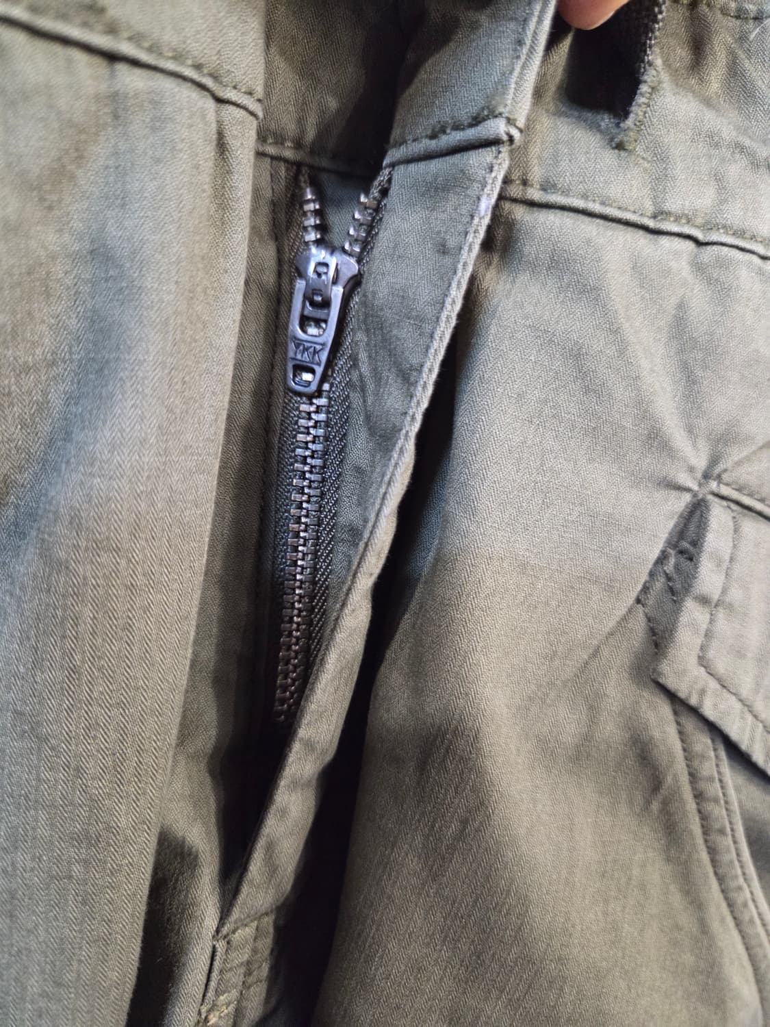 카키색 점프수트 작업복 스타일(S)남여공용 상품이미지7