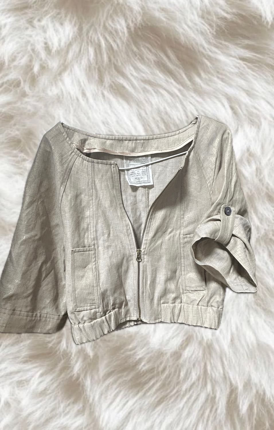 Beardsley 빈티지 크롭 자켓 상품이미지1