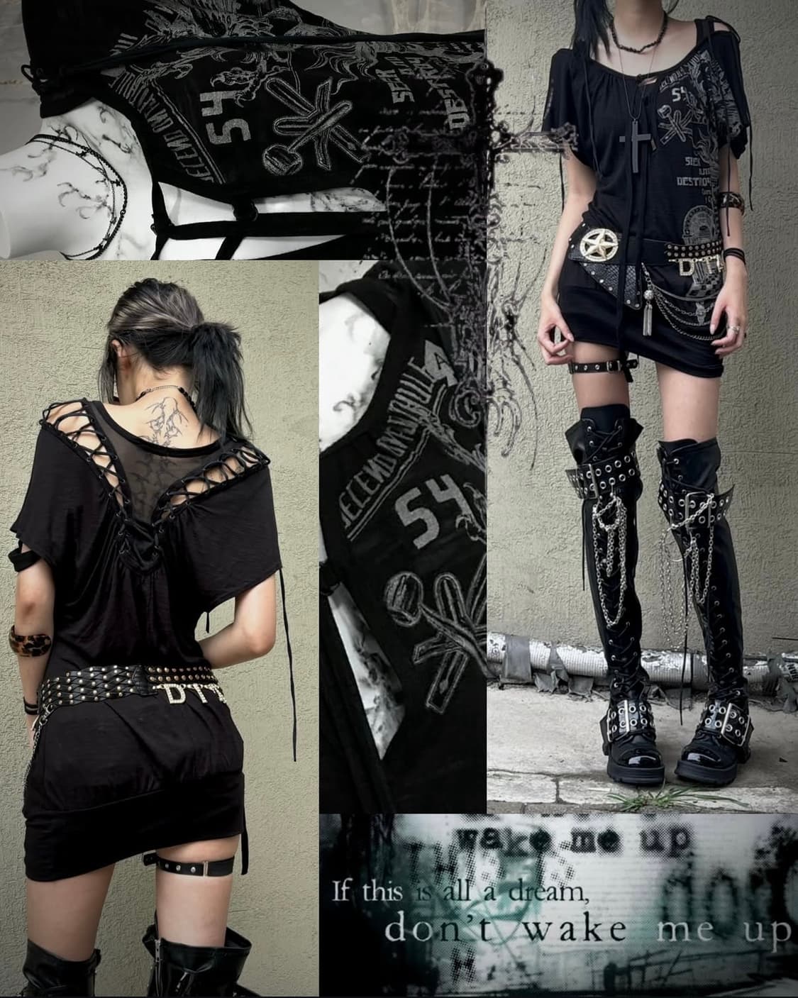 Salvage Back Rope Detail Onepiece 상품이미지1