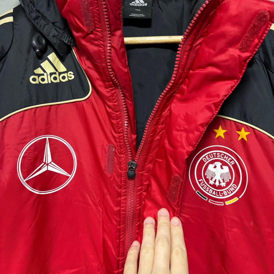 아디다스 독일 벤츠 패딩 파카 상품이미지3