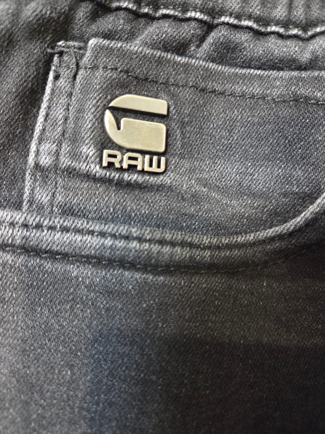 G-Star RAW 블랙 조거 데님 팬츠(W27/L30) 상품이미지4