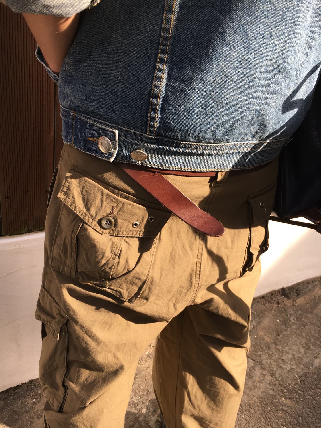 Beige cargo pants 상품이미지1