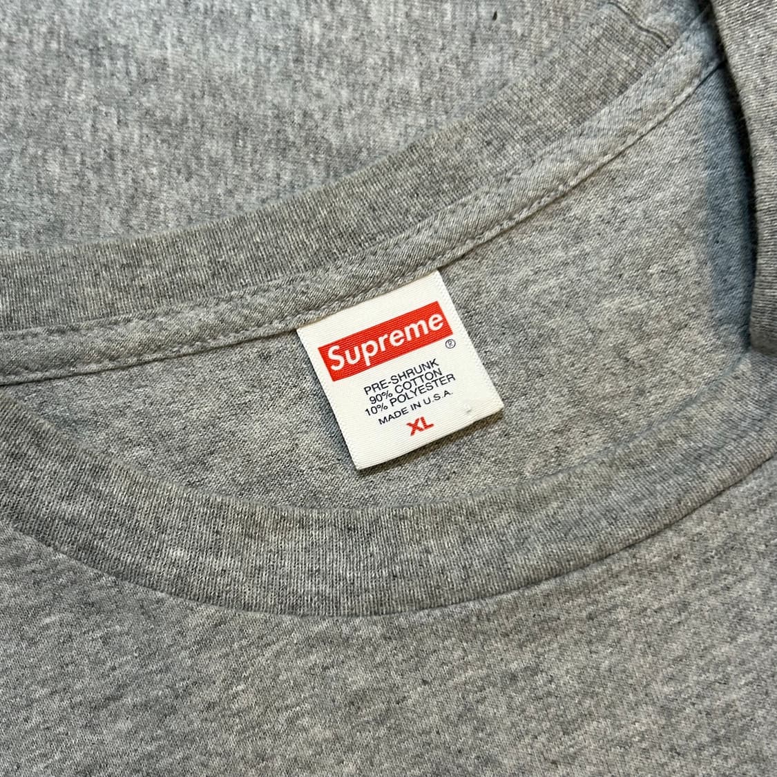 🫶🏻 슈프림 Gray 반팔티 🫶🏻 상품이미지4