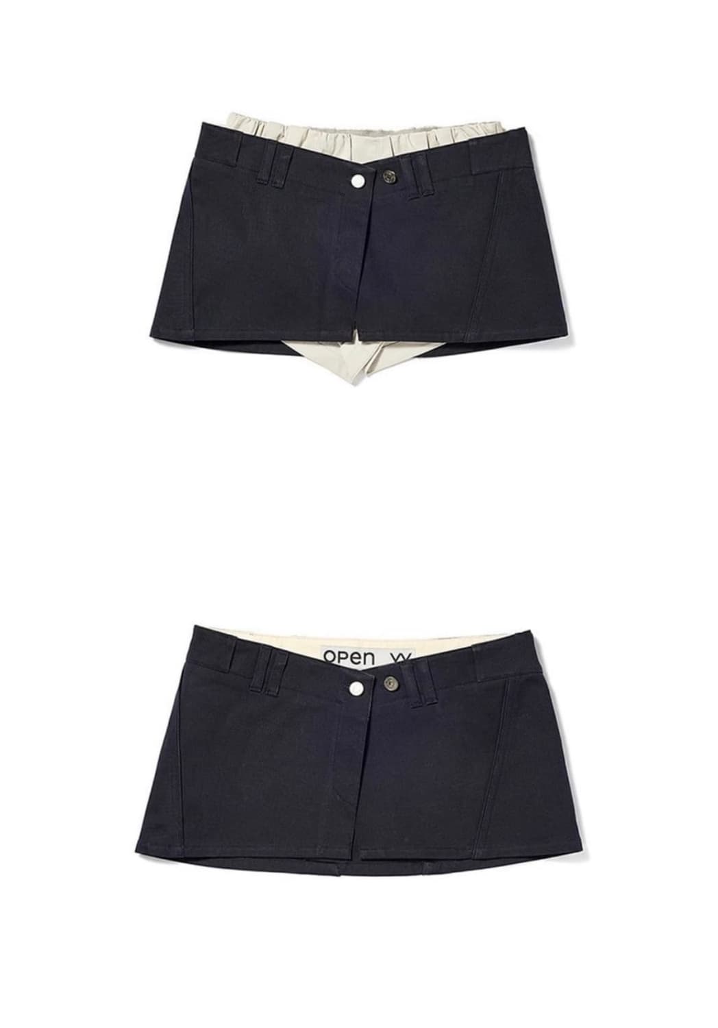Open yy 레이어드 미니 스커트 상품이미지1