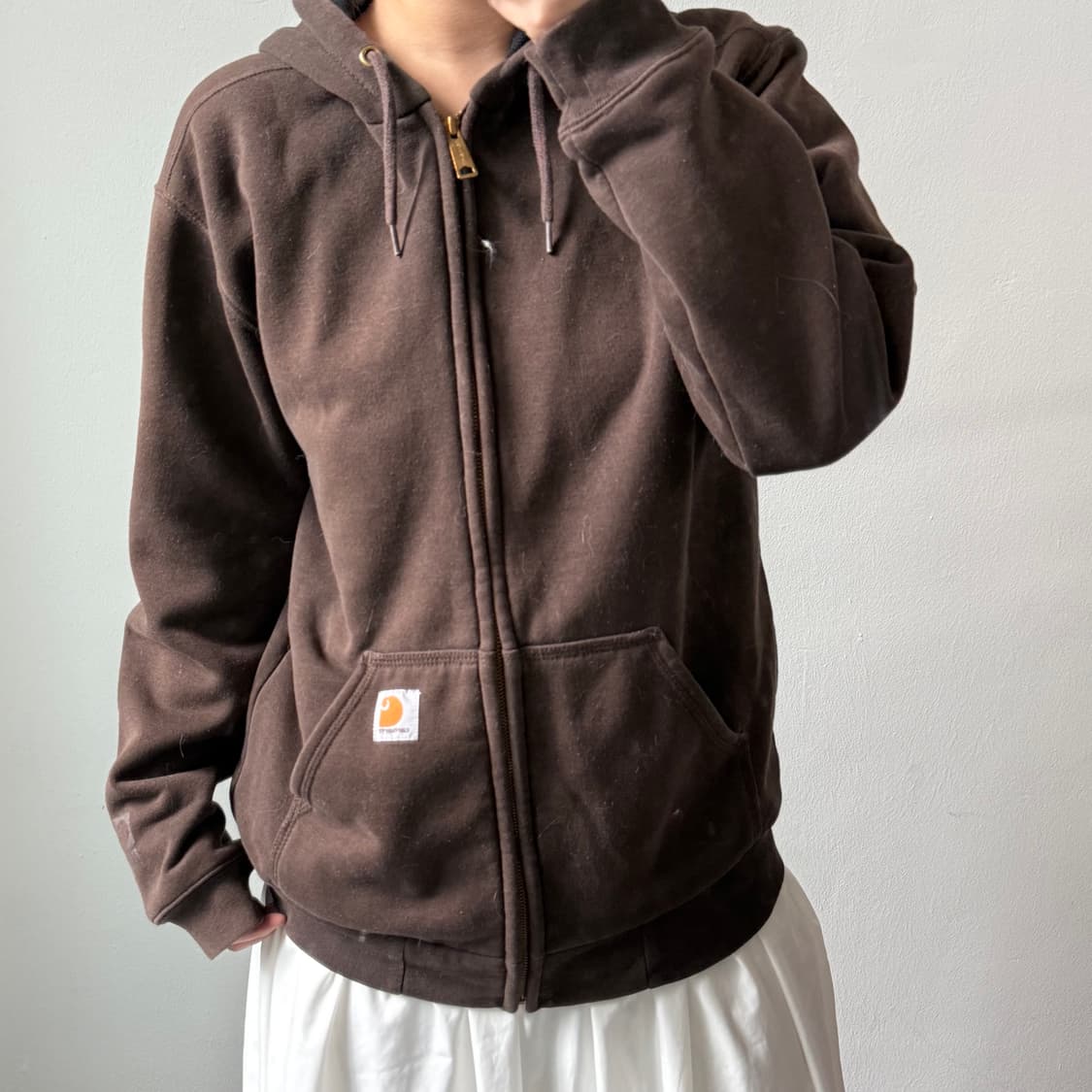 [S] 칼하트 브라운 후드집업 상품이미지2