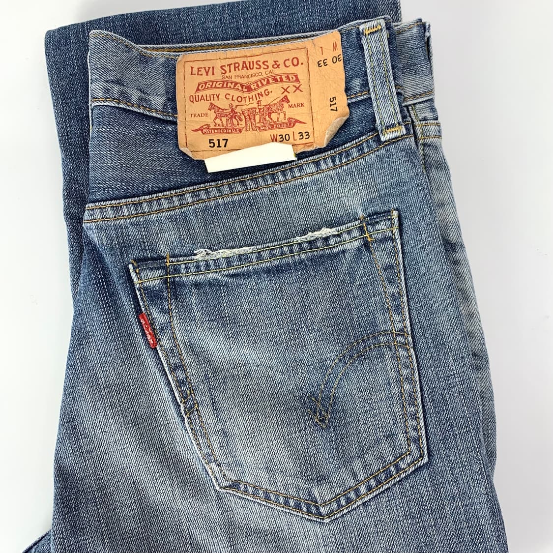 [30x33] 00s 리바이스 517 데님 팬츠 상품이미지7