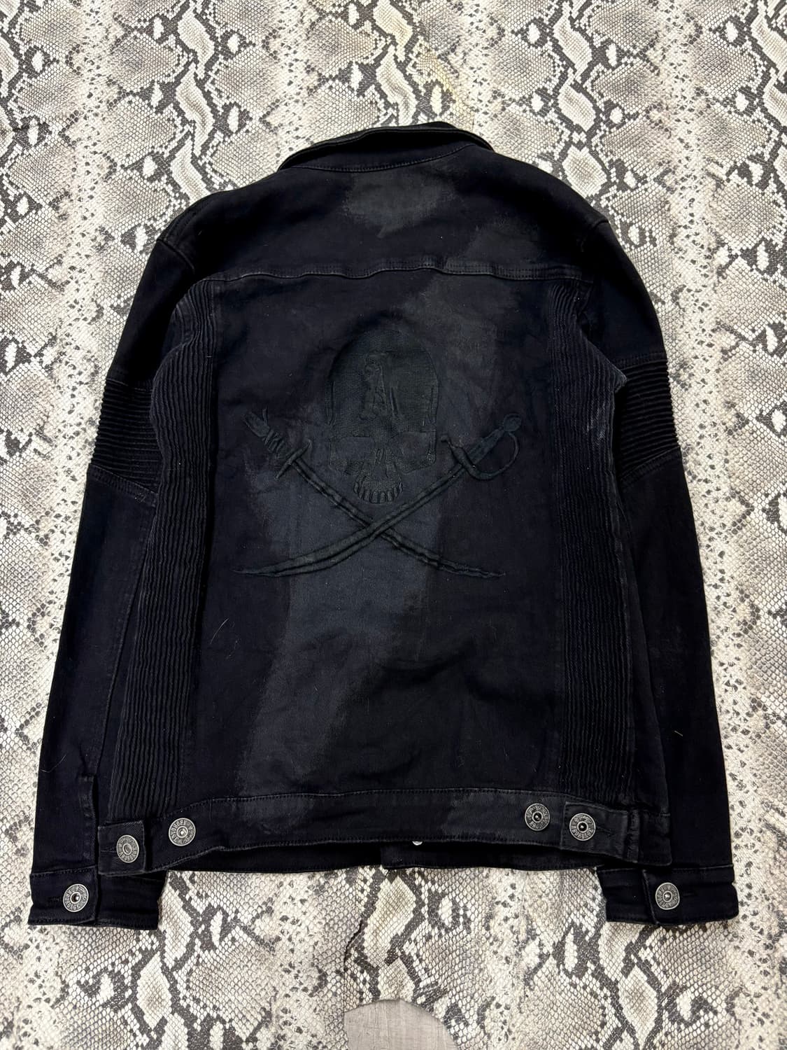 “ABORDAGE” 00’s Design Back Skull Black  상품이미지6