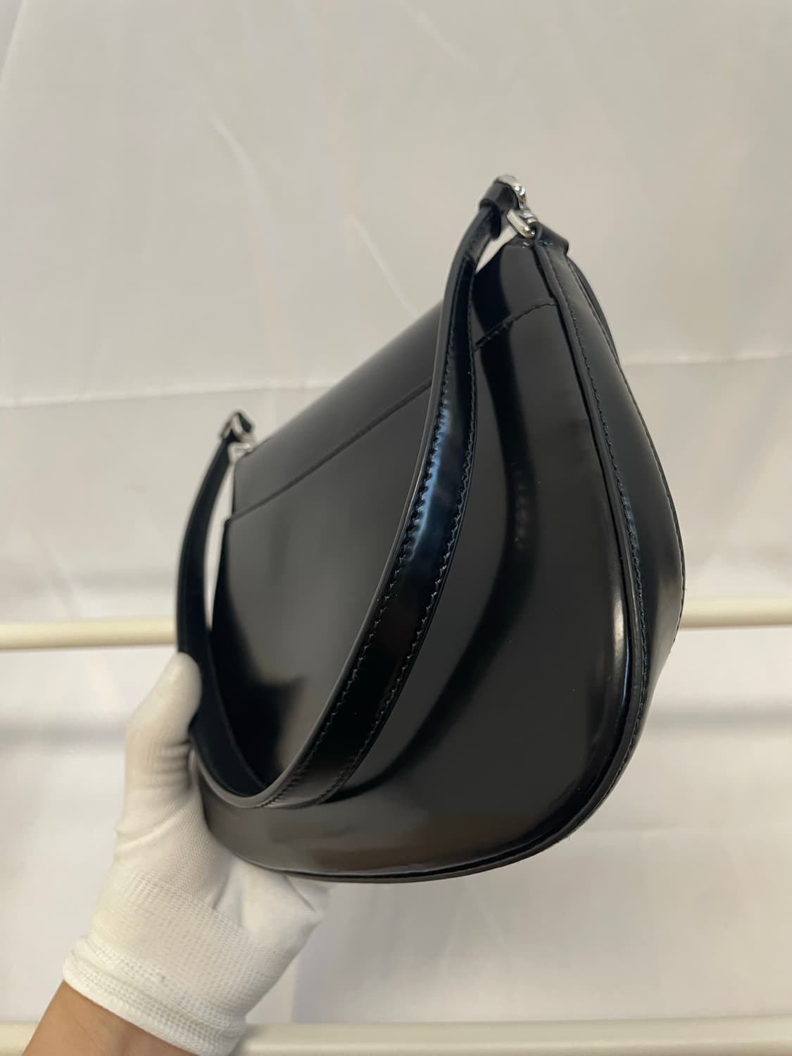 [N] 프라다 클레오 브러쉬드 레더 플랩 숄더 백 [os] 상품이미지8