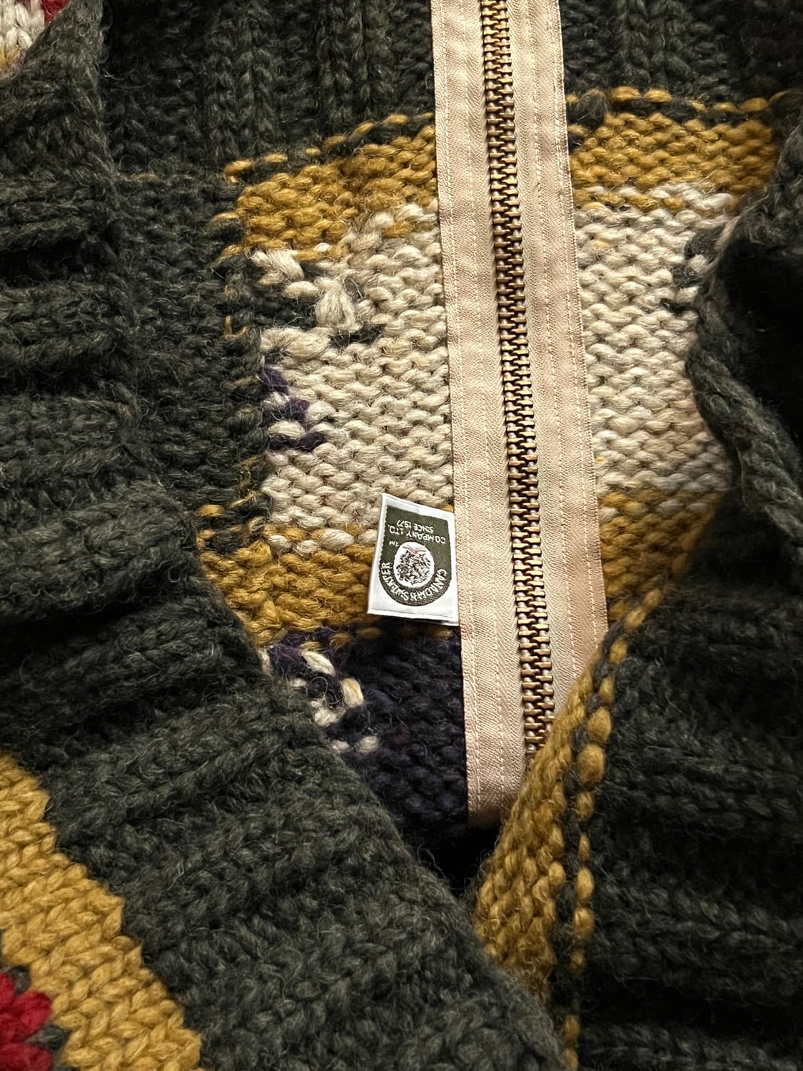 [M]Canadian Swearter 캐나디안스웨터 네이티브 패턴 코위찬 상품이미지5