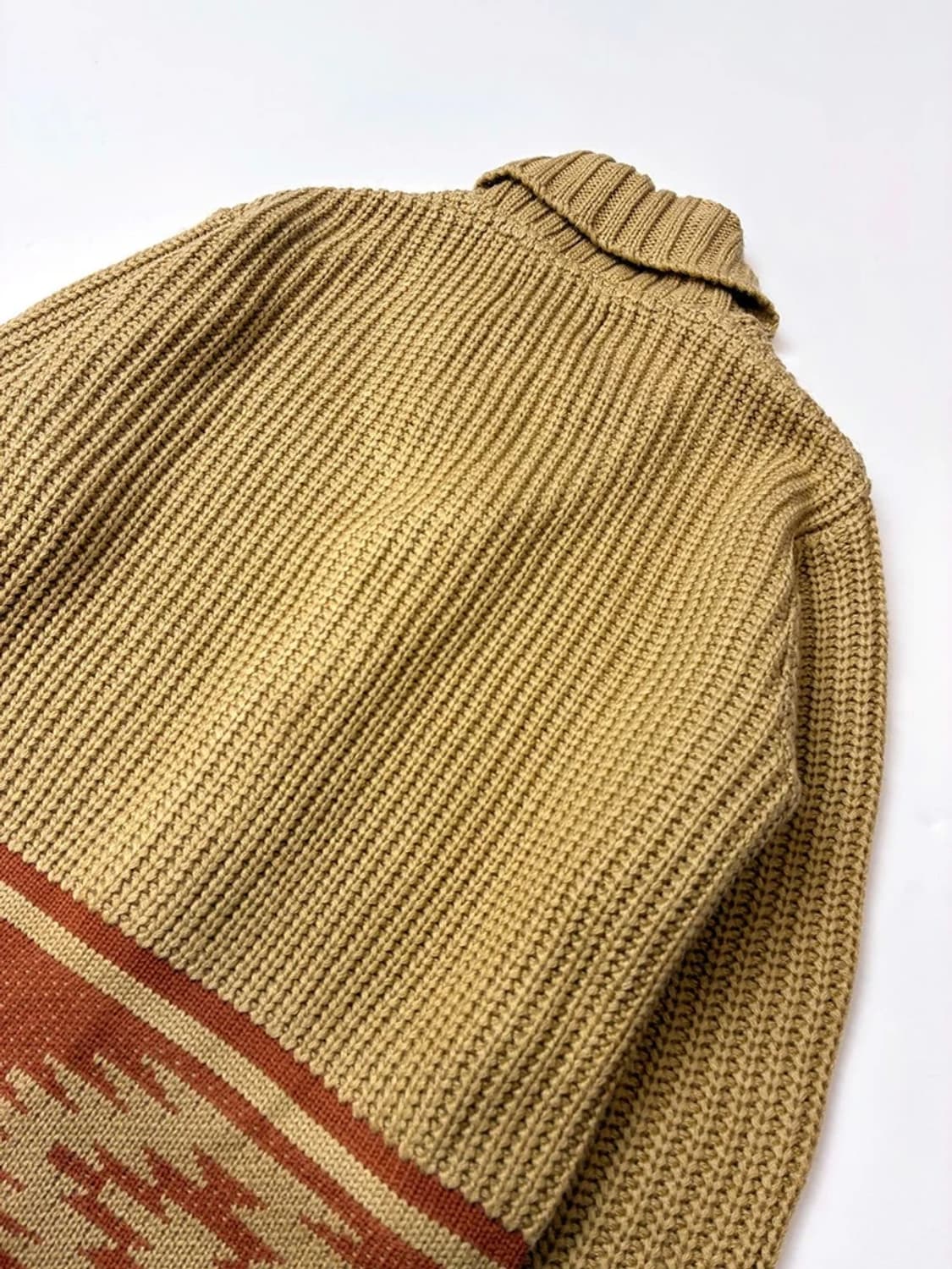 오베이 프로파간다 패턴드 숄카라 니트 가디건 PN5127 상품이미지6