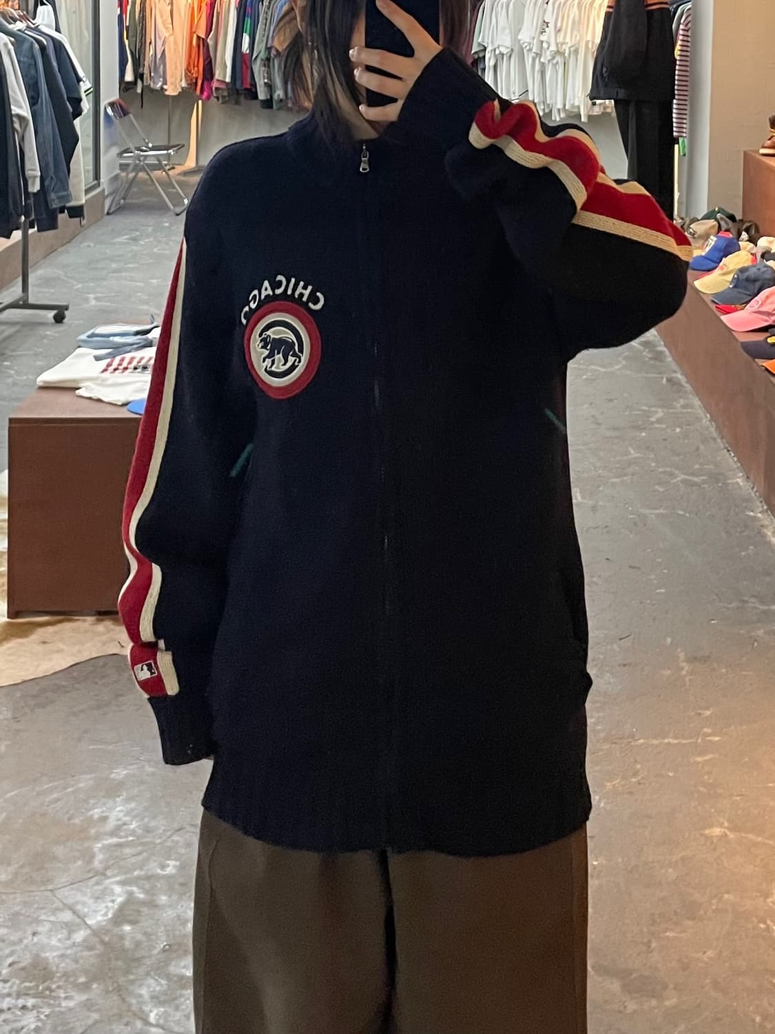 MLB 시카고 컵스 니트 집업 H2564 상품이미지1