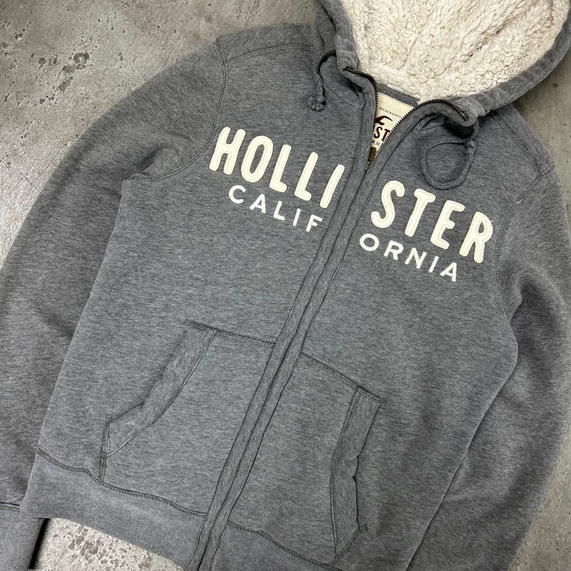 홀리스터 양털 후드집업[1349] 상품이미지4
