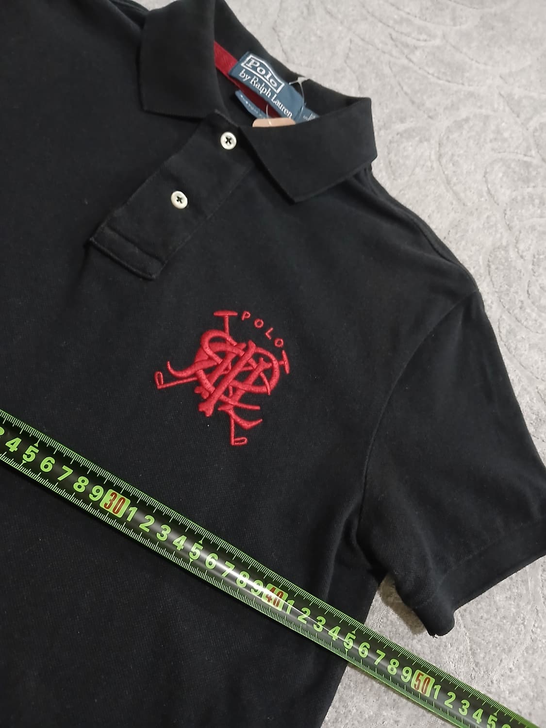 폴로 랄프로렌 블랙 반팔 카라티-S (170/92A)
 상품이미지5