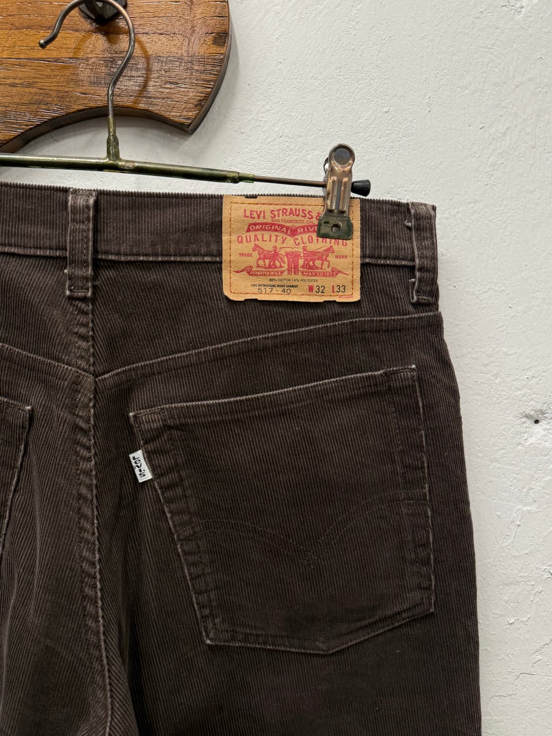 32) Levi’s 517-4056 Brown Corduroy Pants 상품이미지3