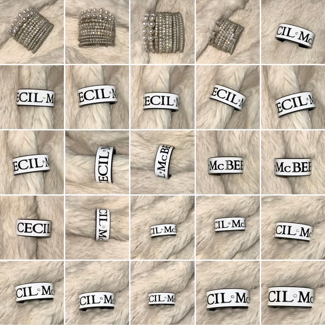 갸루 세실 맥비 CECIL McBEE 뱅글 팔찌 상품이미지1