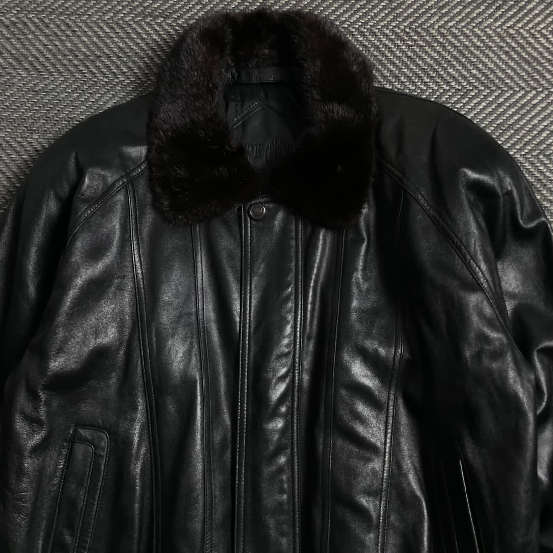 Arpeggio 아카이브 램스킨 퍼 무스탕 가죽자켓 y 4313 상품이미지6