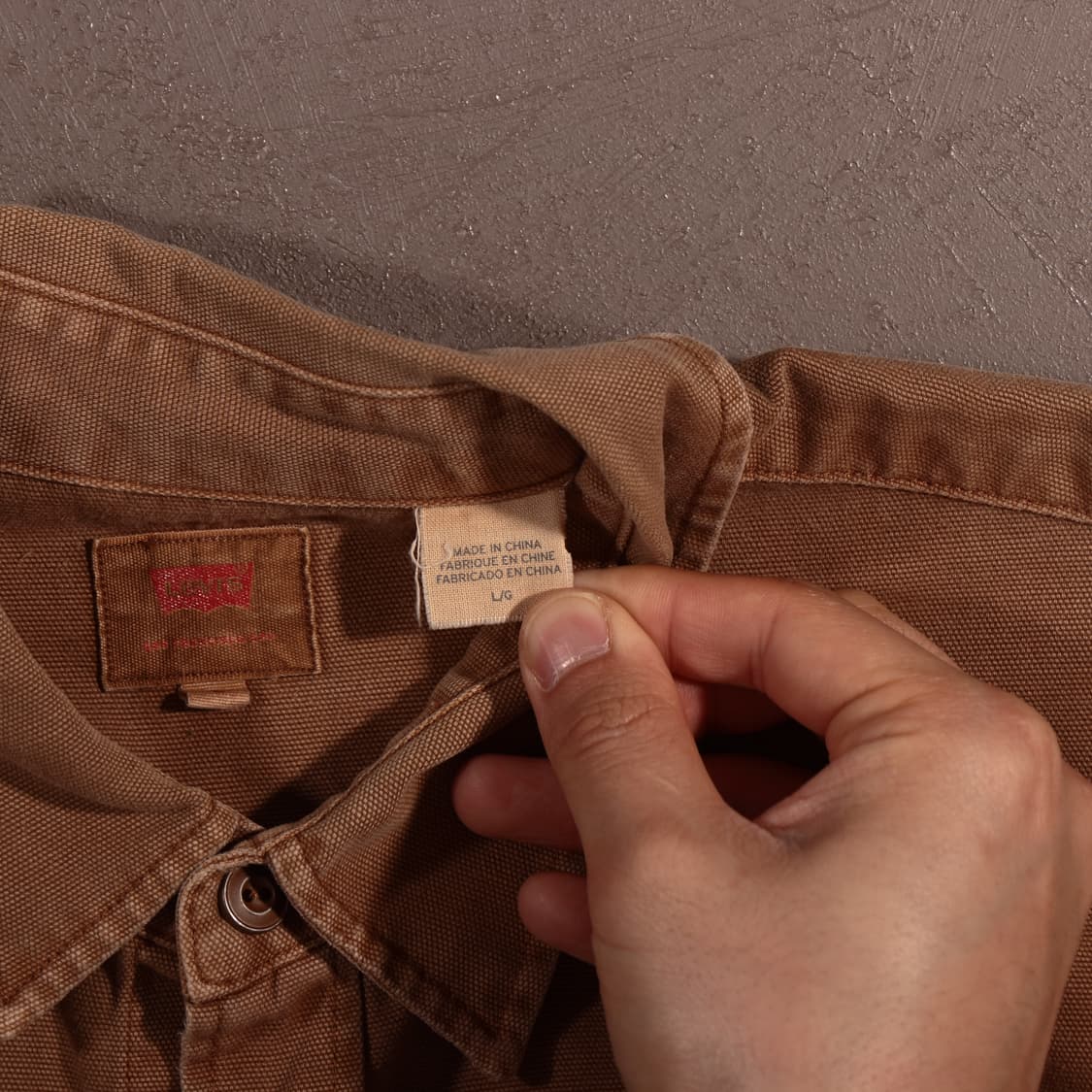 리바이스 피그먼트 데님셔츠 상품이미지6