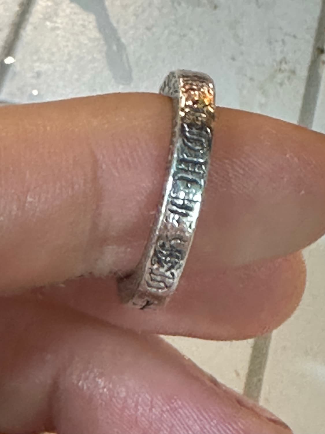 크롬하츠 퍽유링 13.5호 3mm 상품이미지7