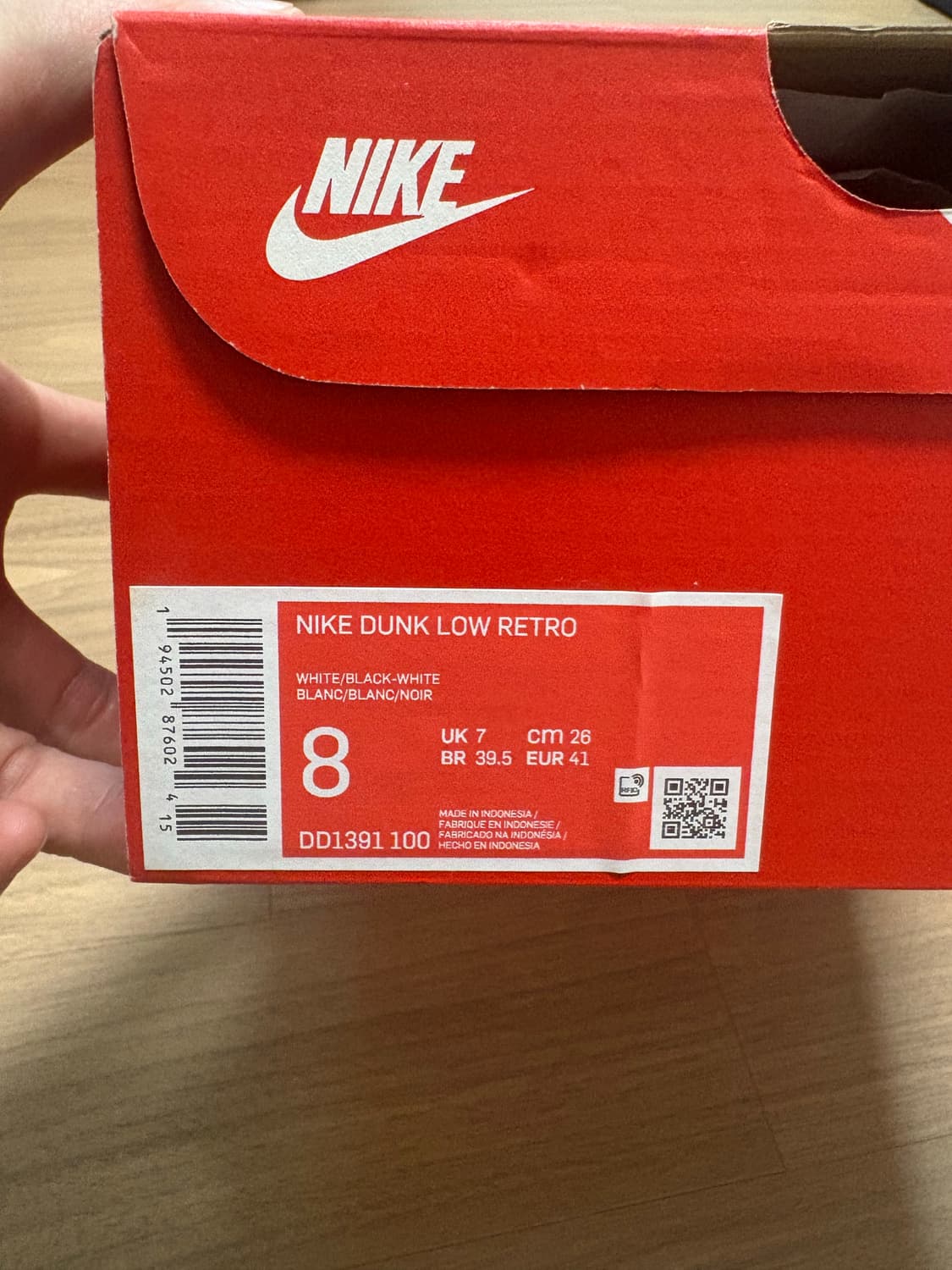 나이키 덩크로우 범고래 260 상품이미지7