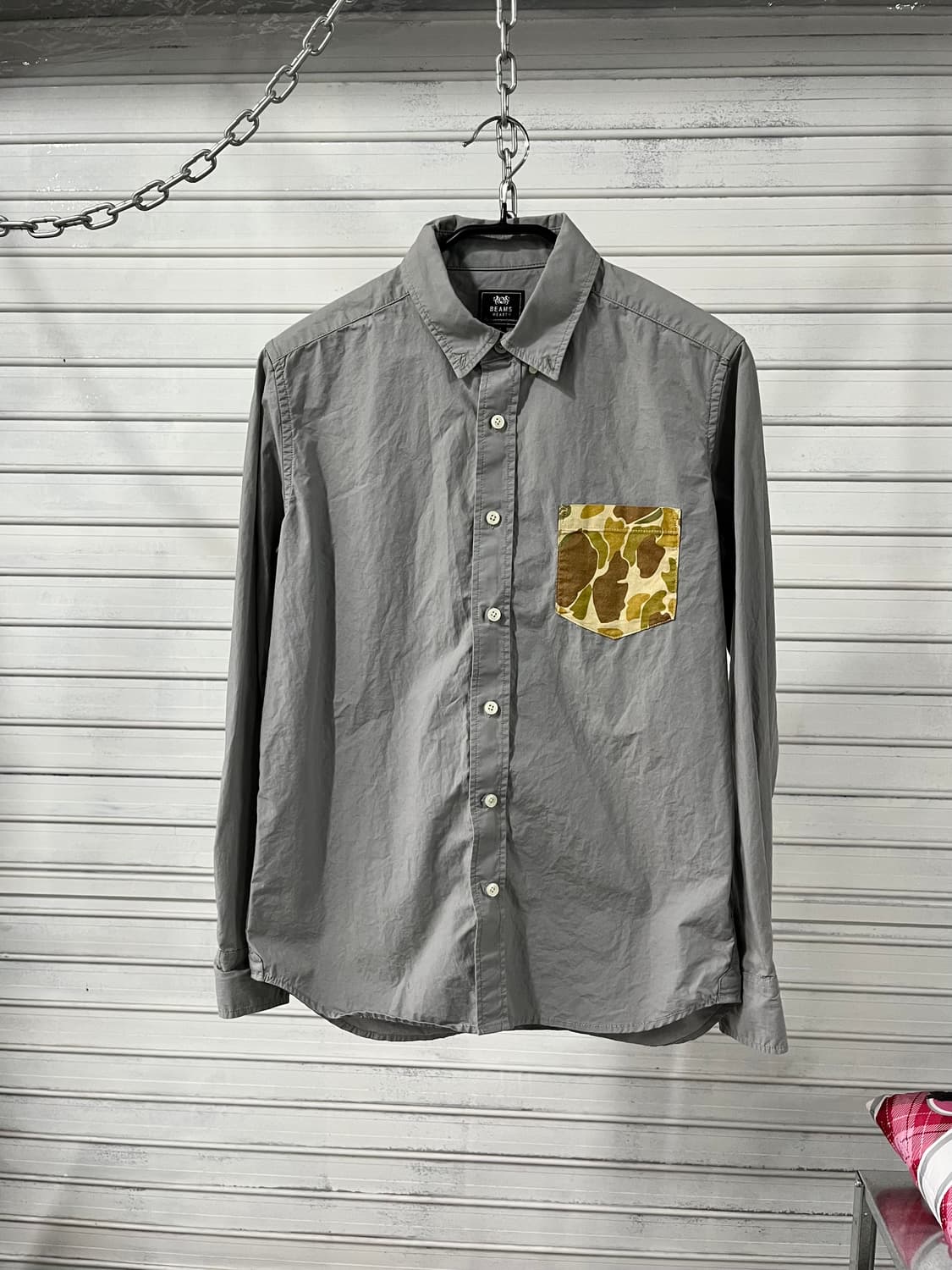 Beams Heart camo pocket shirt 상품이미지2