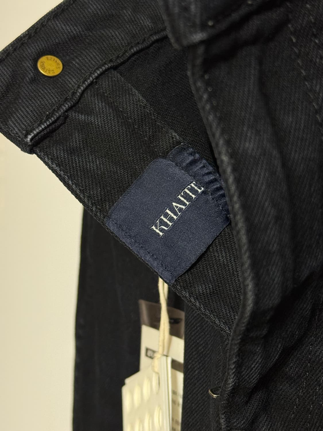 KHAITE Ella 블랙 와이드 데님 25 상품이미지7