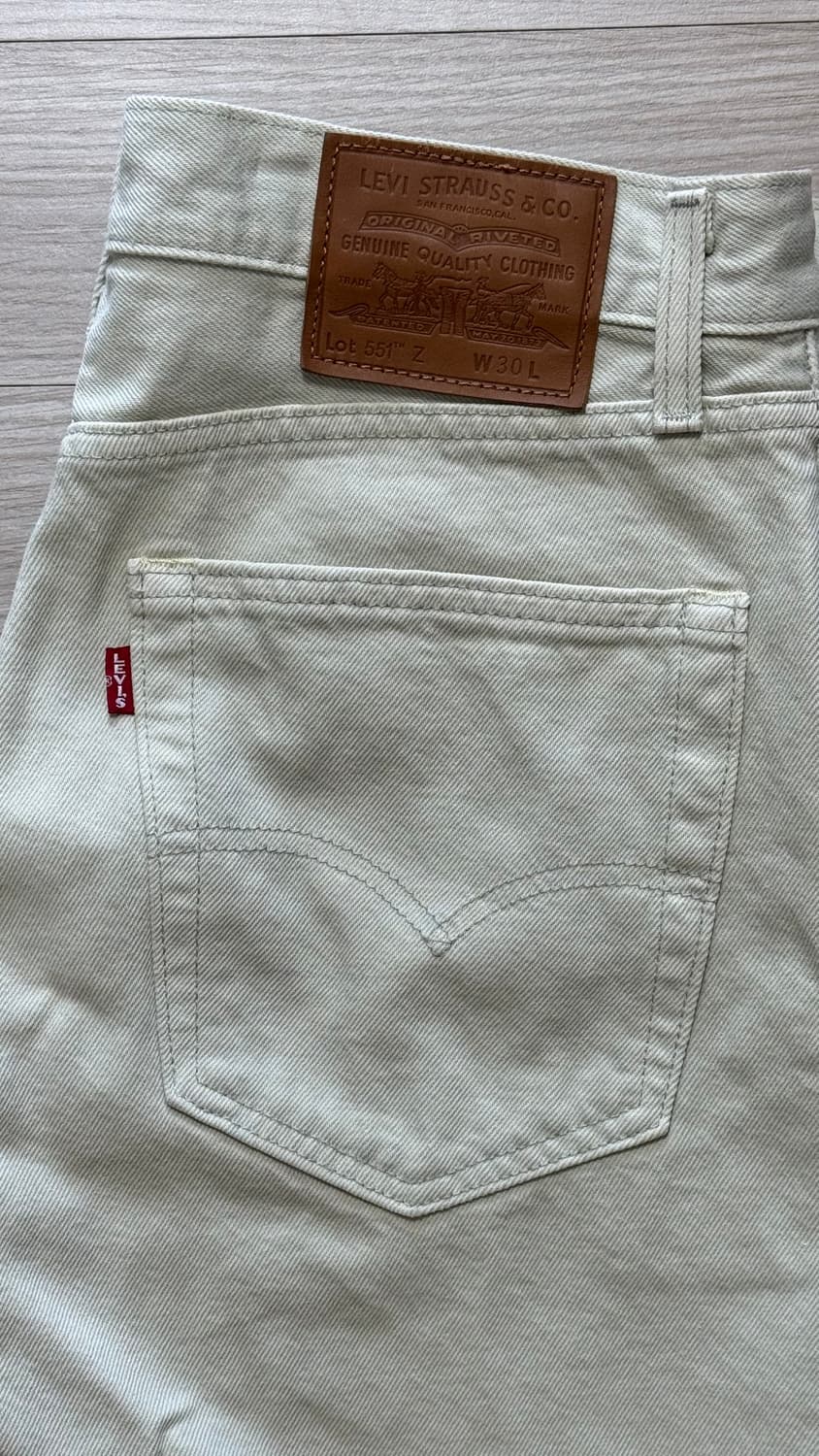 리바이스 551z 30사이즈 크림진(프리미엄) 상품이미지4