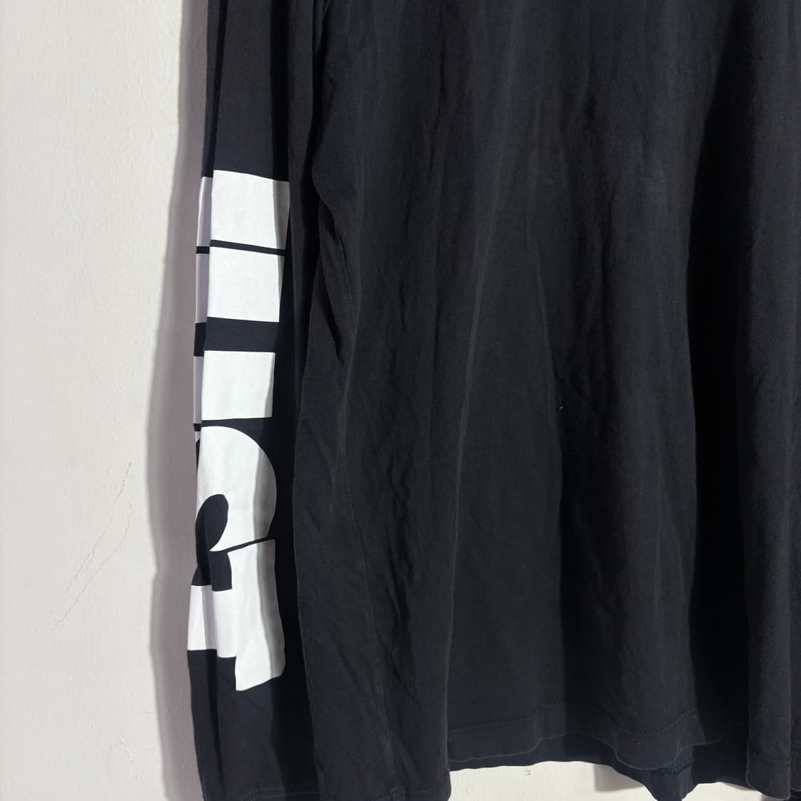 나이키 블랙 빅로고 긴팔 티셔츠 (무료배송) 상품이미지2